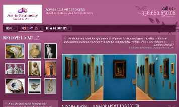 site www.art-patrimony.com
